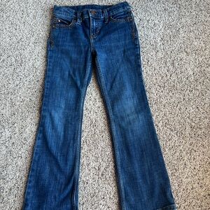 Wrangler Girl’s Retro Mid-Rise Bootcut Jeans. Size 8 Regular
